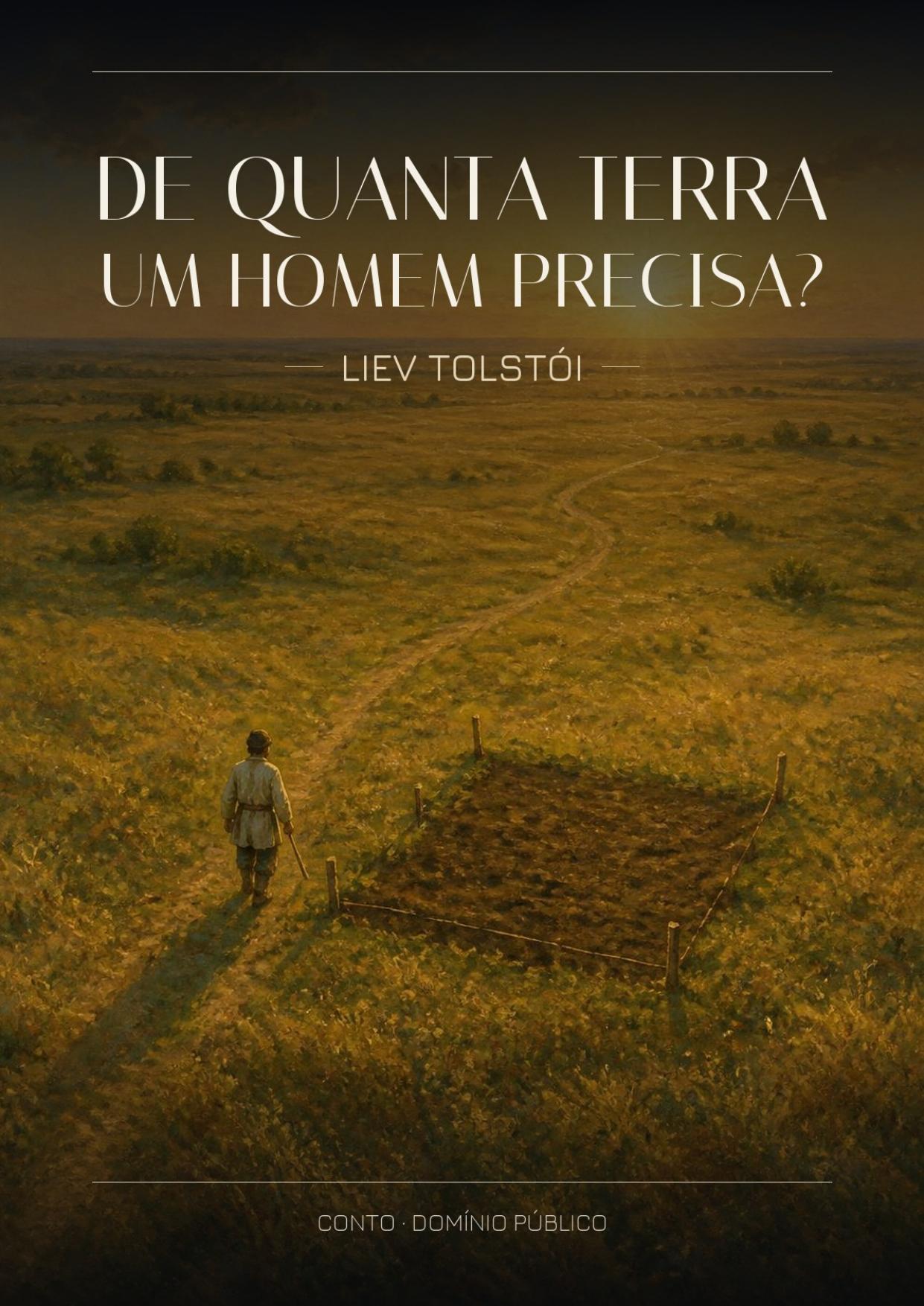 Capa de De Quanta Terra um Homem Precisa?