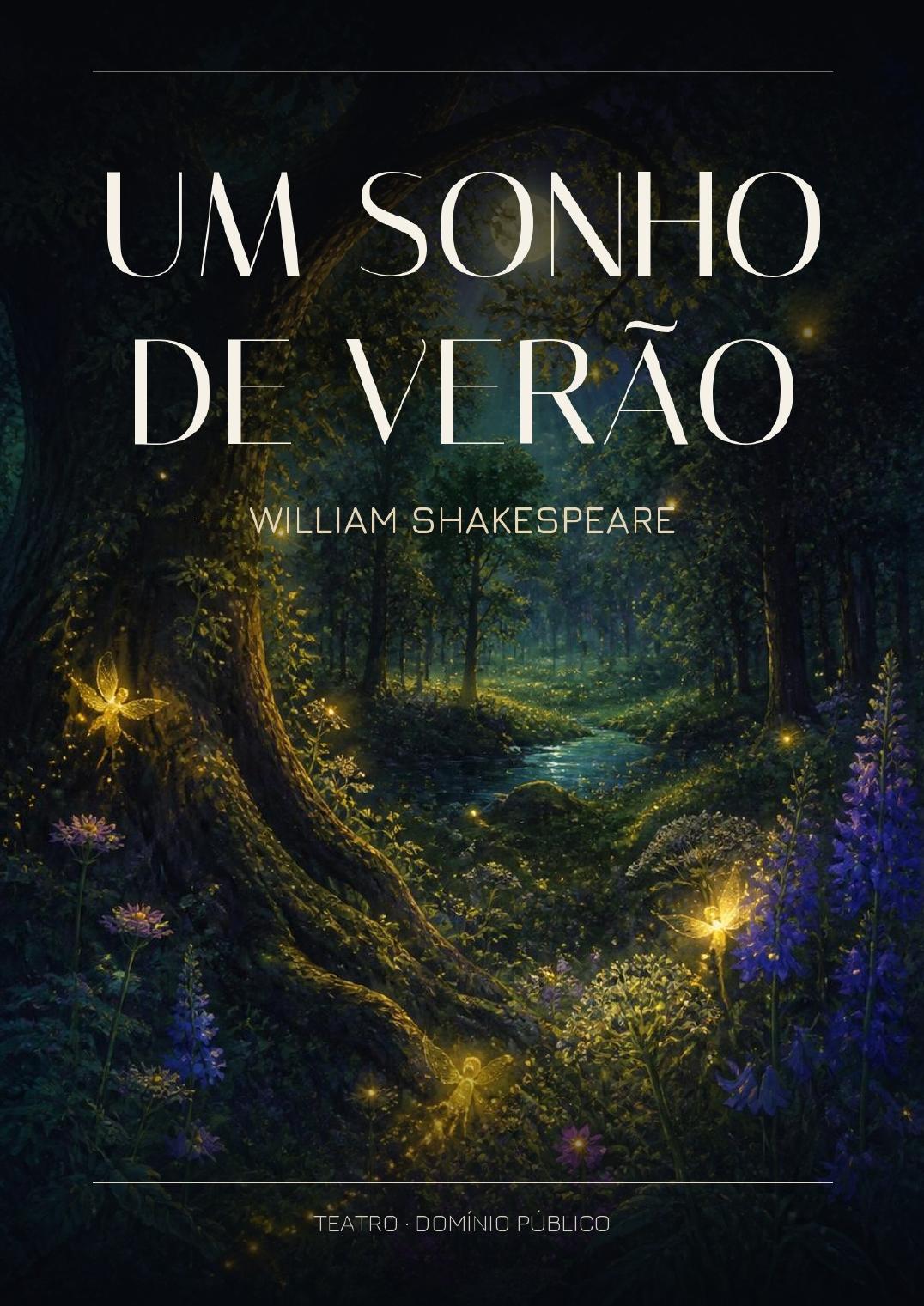 Capa de Um Sonho de Uma Noite de Verão