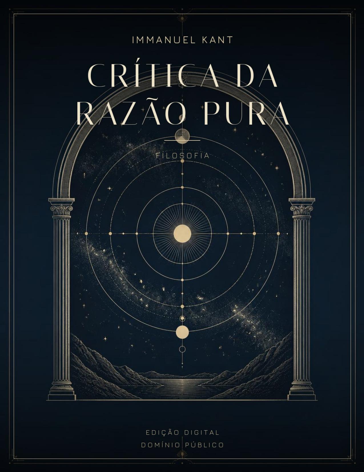 Capa de Crítica da Razão Pura