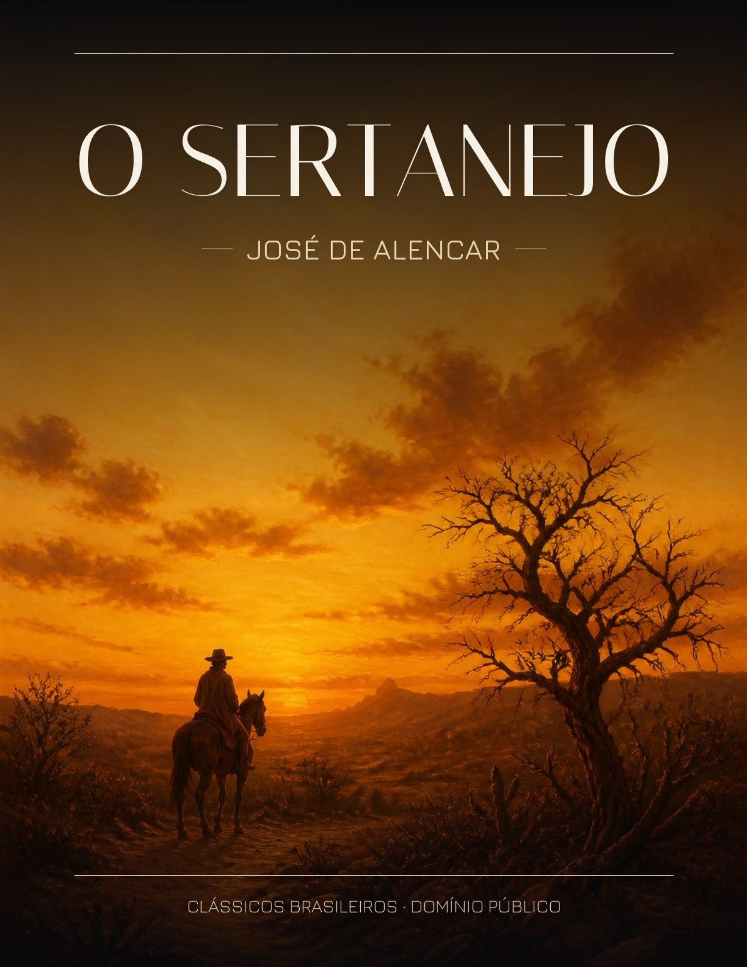 Capa de O Sertanejo