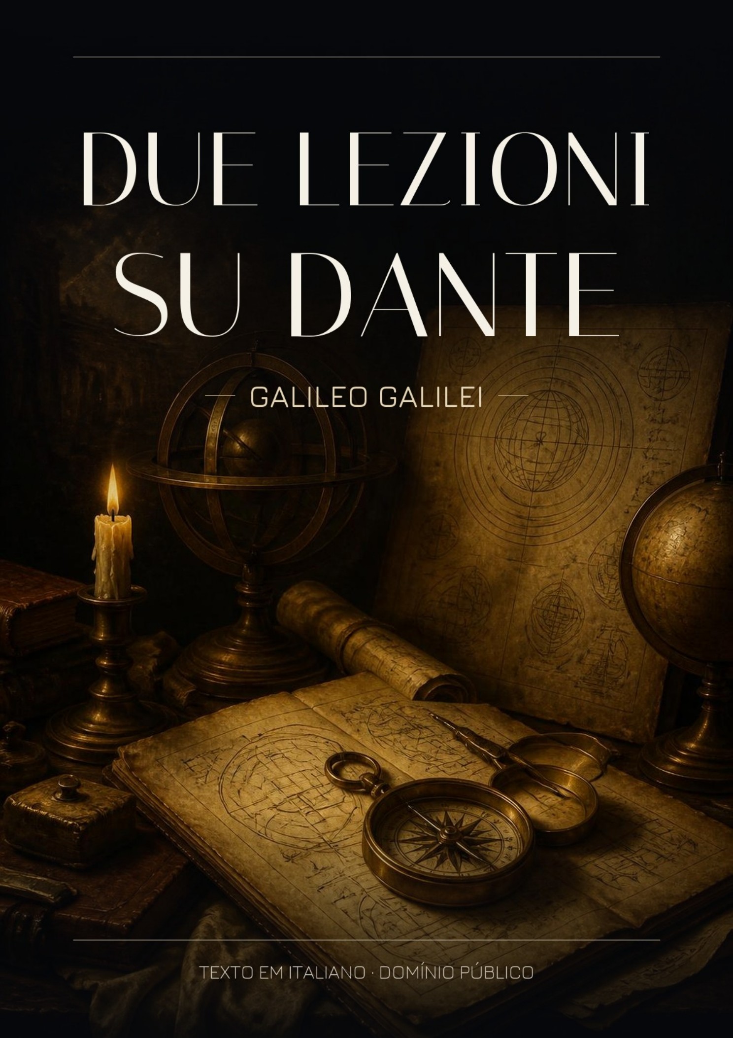 Capa de Duas Lições sobre Dante