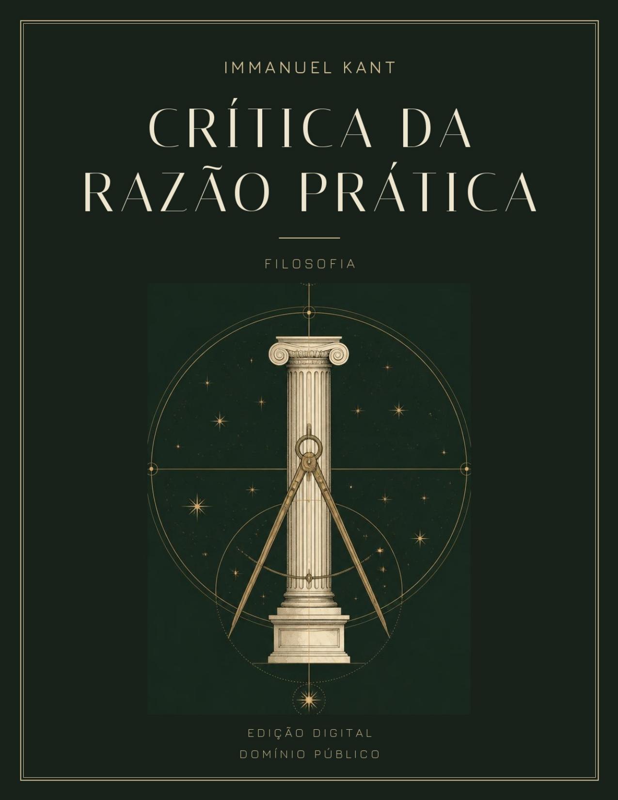 Capa de Crítica da Razão Prática
